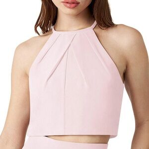 NWT AZAZIE BLUSHING PINK CHIFFON CROPPED TOP SIZE XL